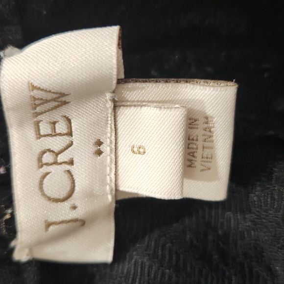 J Crew Black Floral Jacquard Boardwalk Shorts Pull On Elastic Waist - Picture 3 of 3